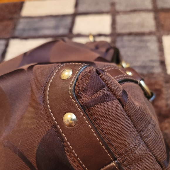 Chocolate coach signature hobo - Picture 6 of 11